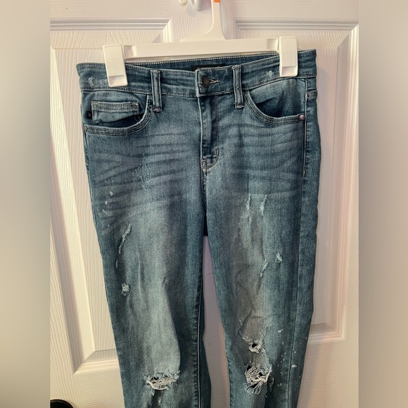 Judy Blue Distressed Relaxed Fit Women Jeans Size 9/29 - Picture 2 of 9